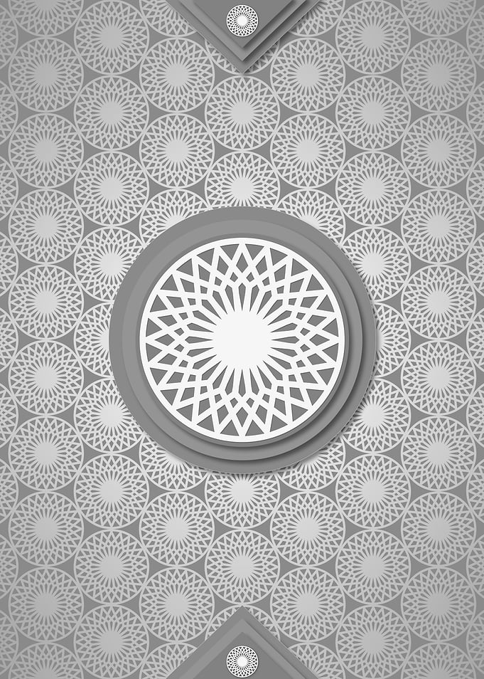 Geometric Rune Pattern Art