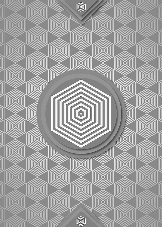Geometric Sign Pattern Art