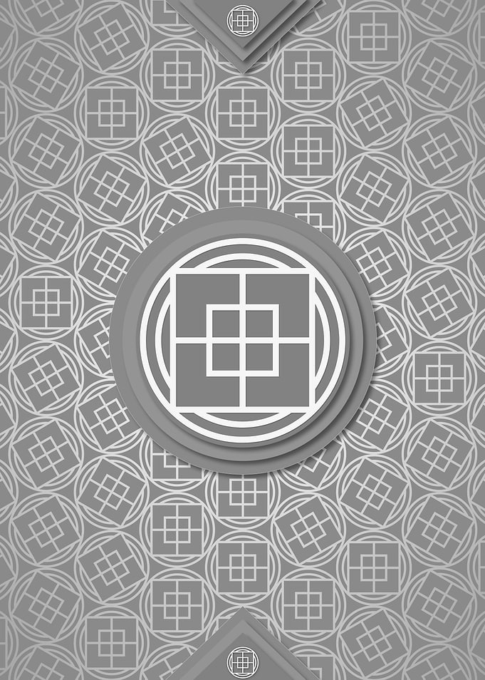 Geometric Glyph Pattern