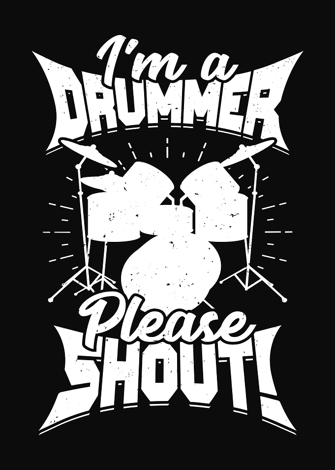 Funny Drummer Design