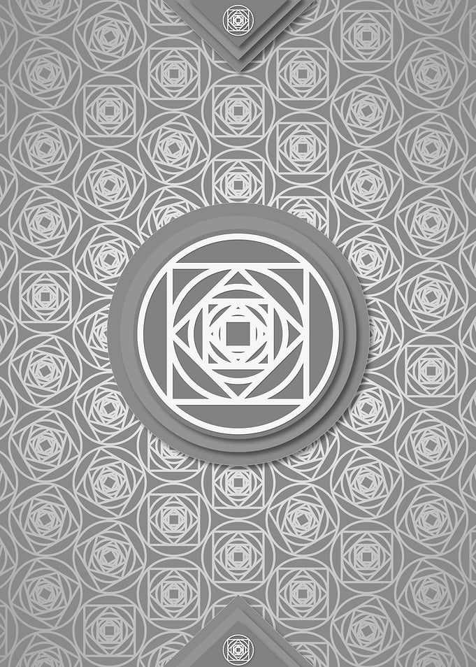 Geometric Sign Pattern Art