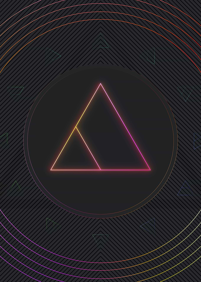 Neon Glyphs Mandalas Runes