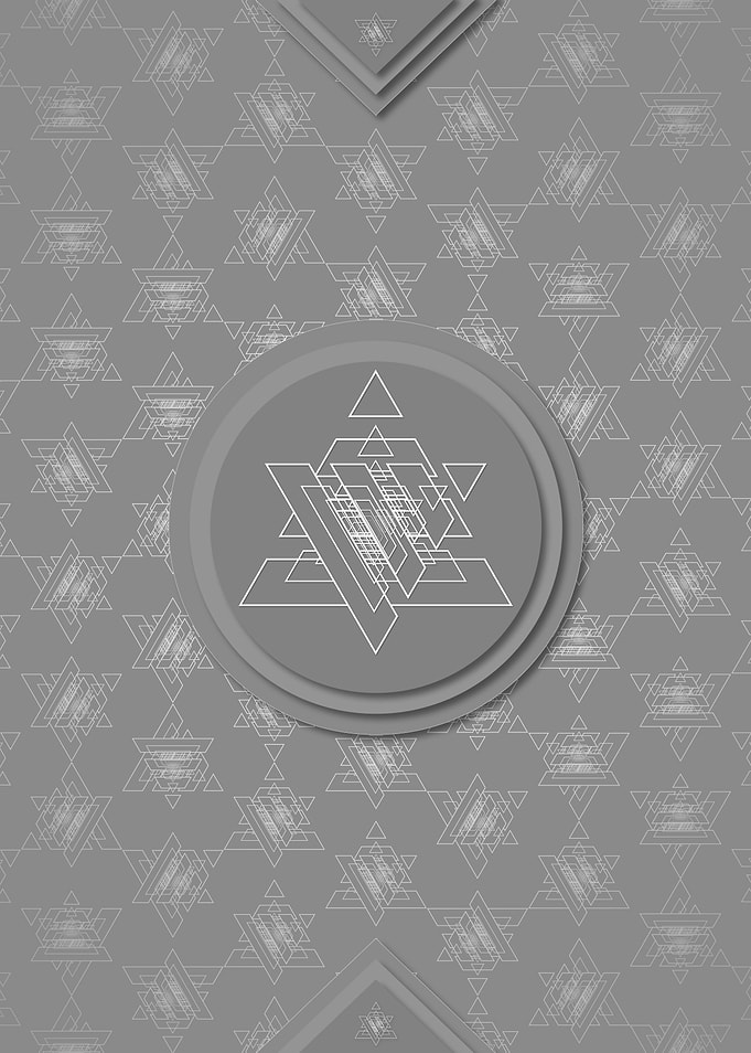Geometric Rune Pattern Art