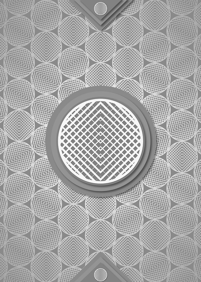 Geometric Rune Pattern Art