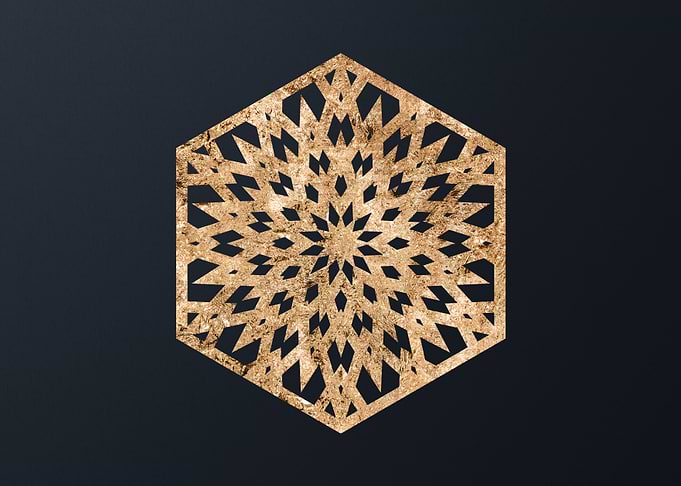 Gold Glyphs Mandalas Runes
