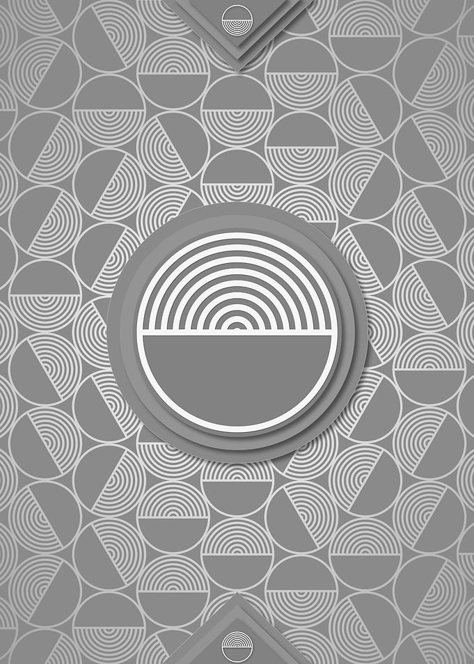 Geometric Glyph Pattern