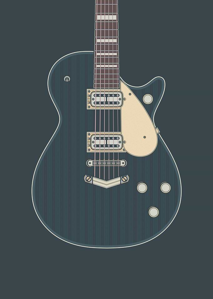Dark Jet Guitar