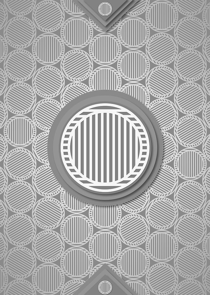 Geometric Rune Pattern Art