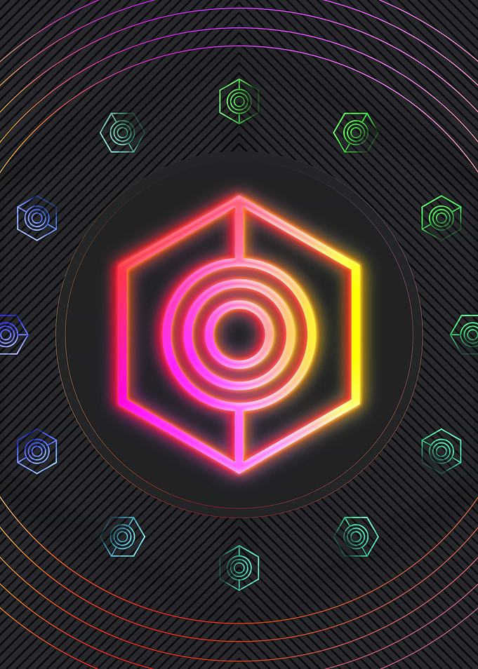 Neon Glyphs Mandalas Runes