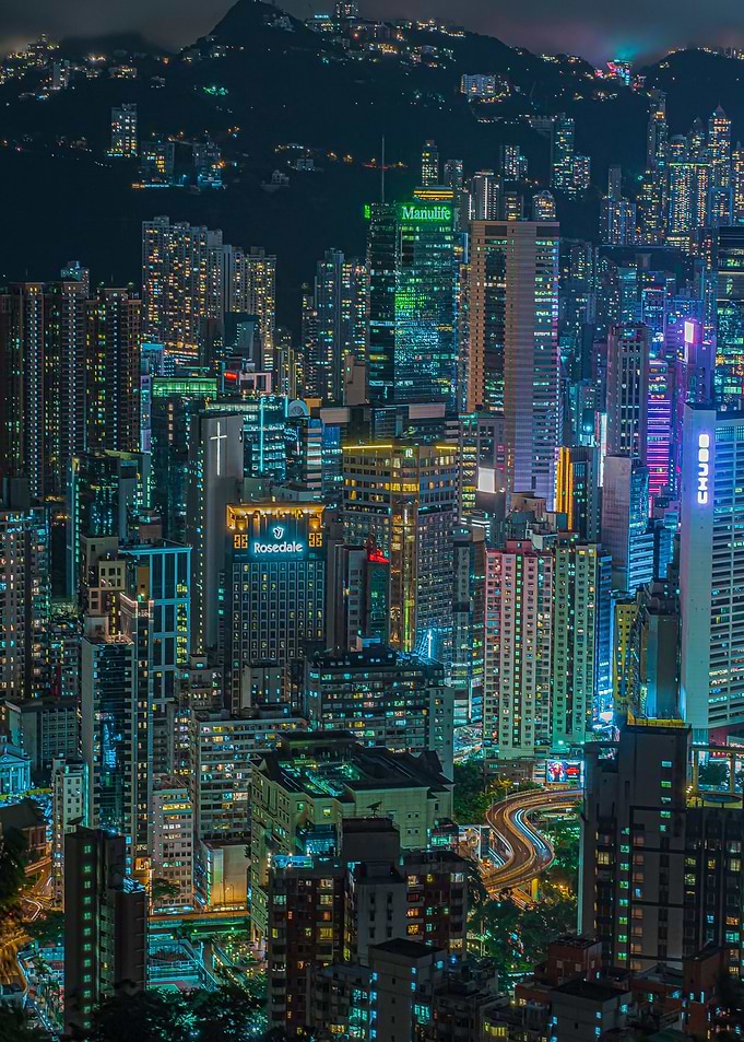 Full spectrum city poster