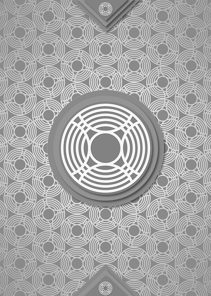 Geometric Rune Pattern Art