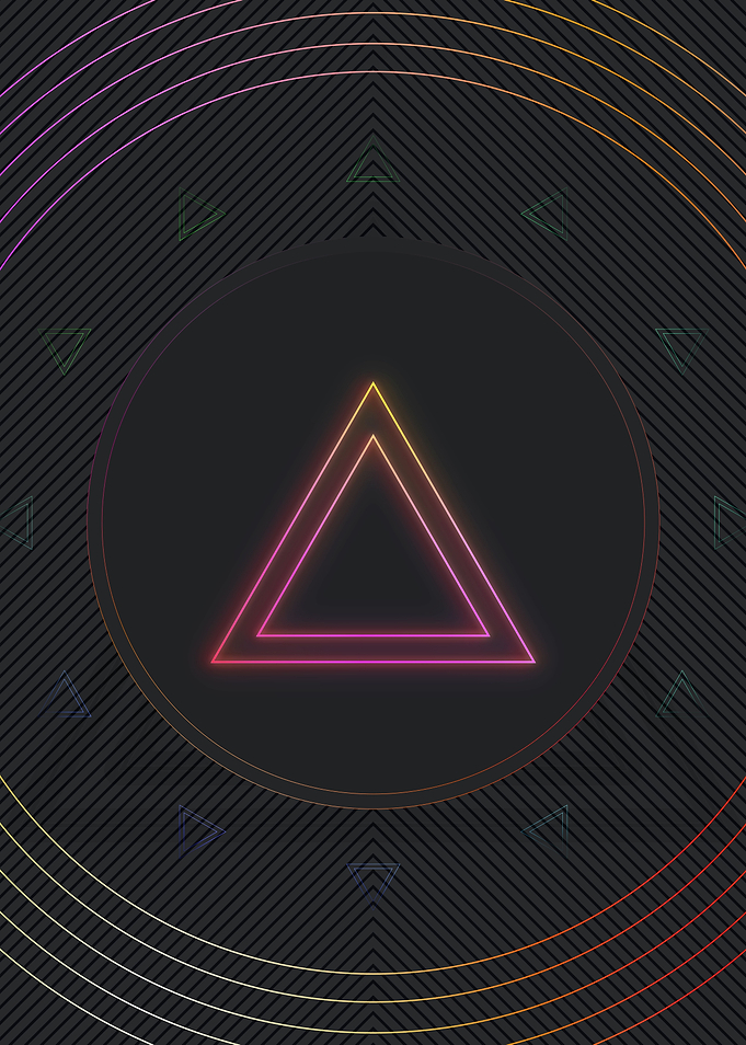 Neon Glyphs Mandalas Runes