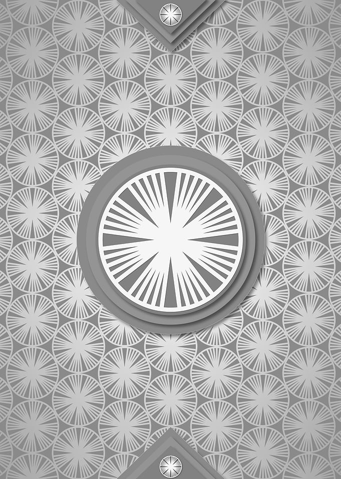 Geometric Rune Pattern Art