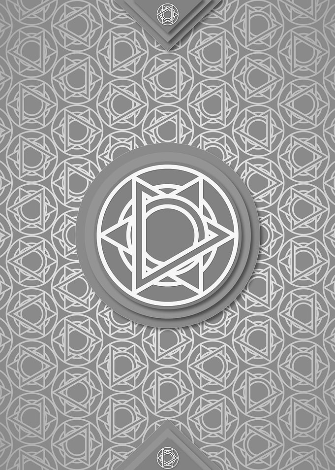 Geometric Rune Pattern Art