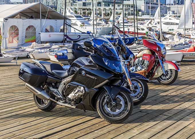 Couple of Harleys