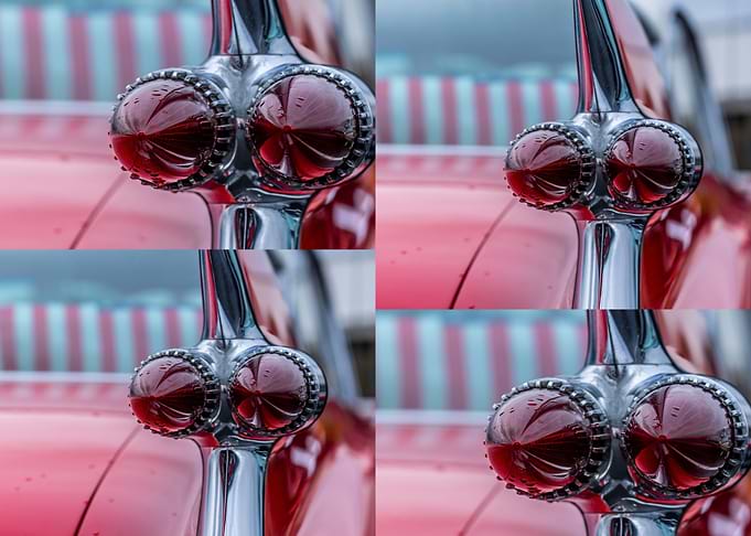 Tail Light Collage