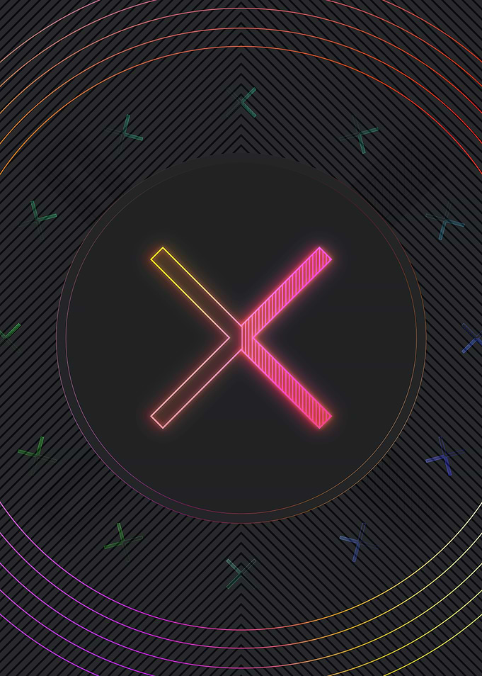 Neon Glyphs Mandalas Runes