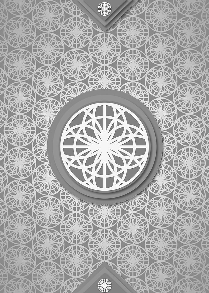 Geometric Rune Pattern Art