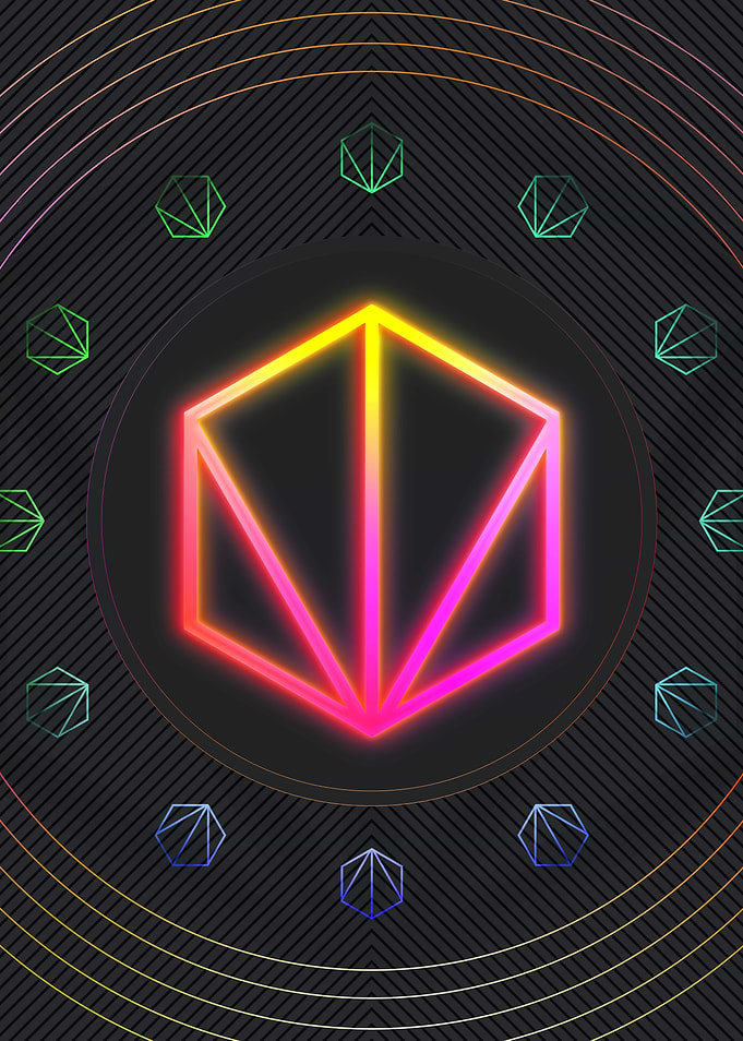 Neon Glyphs Mandalas Runes