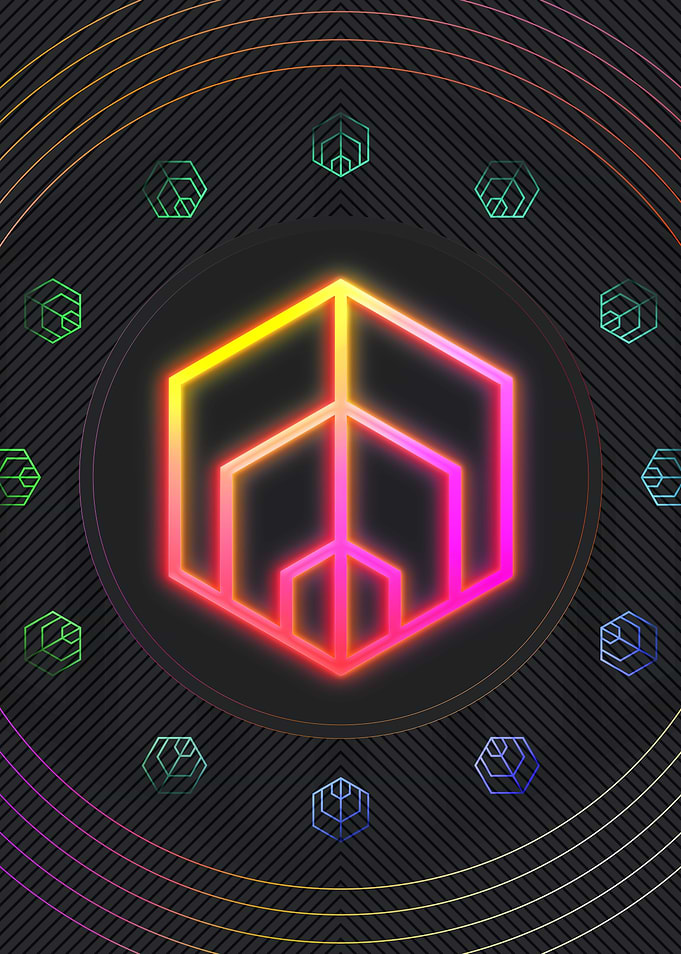 Neon Glyphs Mandalas Runes