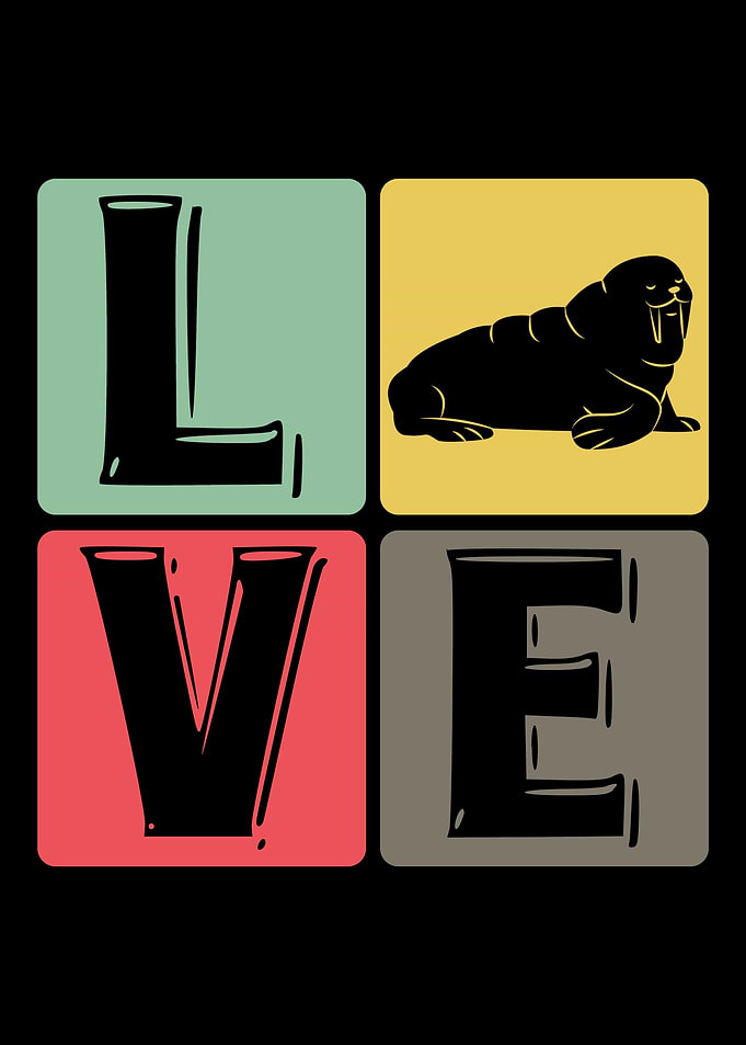 Love Walrus Cute Animal