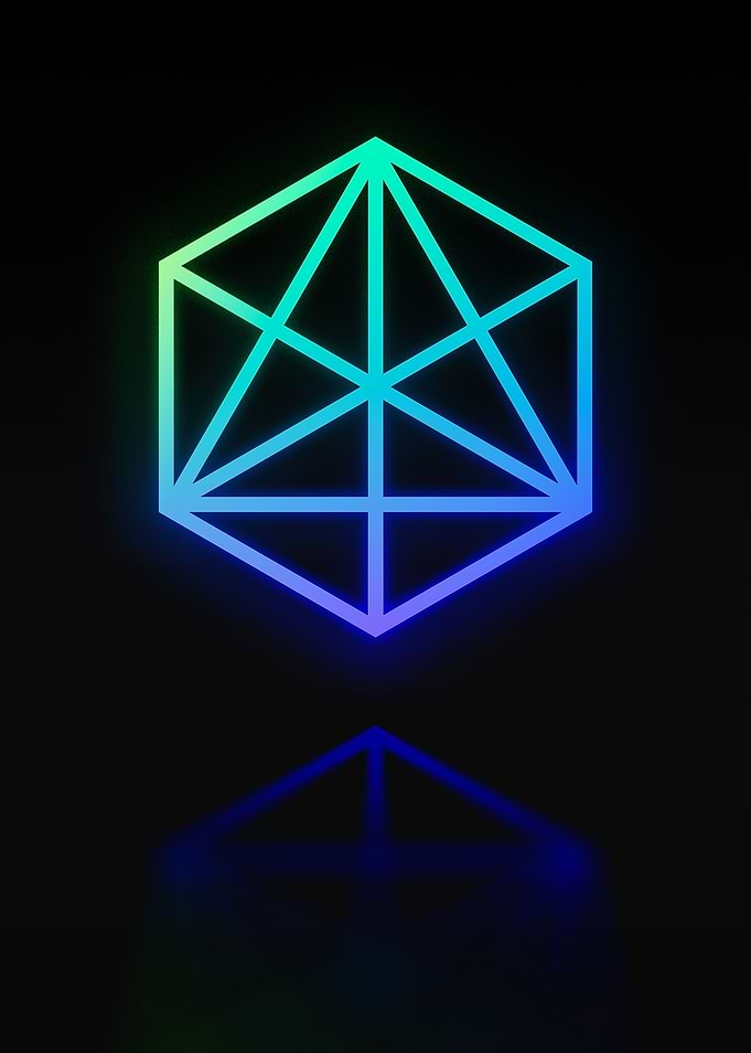 Neon Geometric Glyph Runes