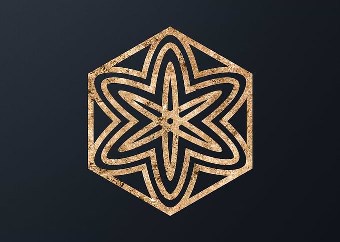 Gold Glyphs Mandalas Runes