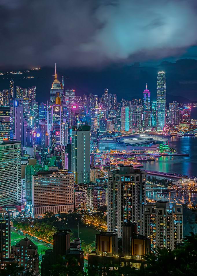 City life glow