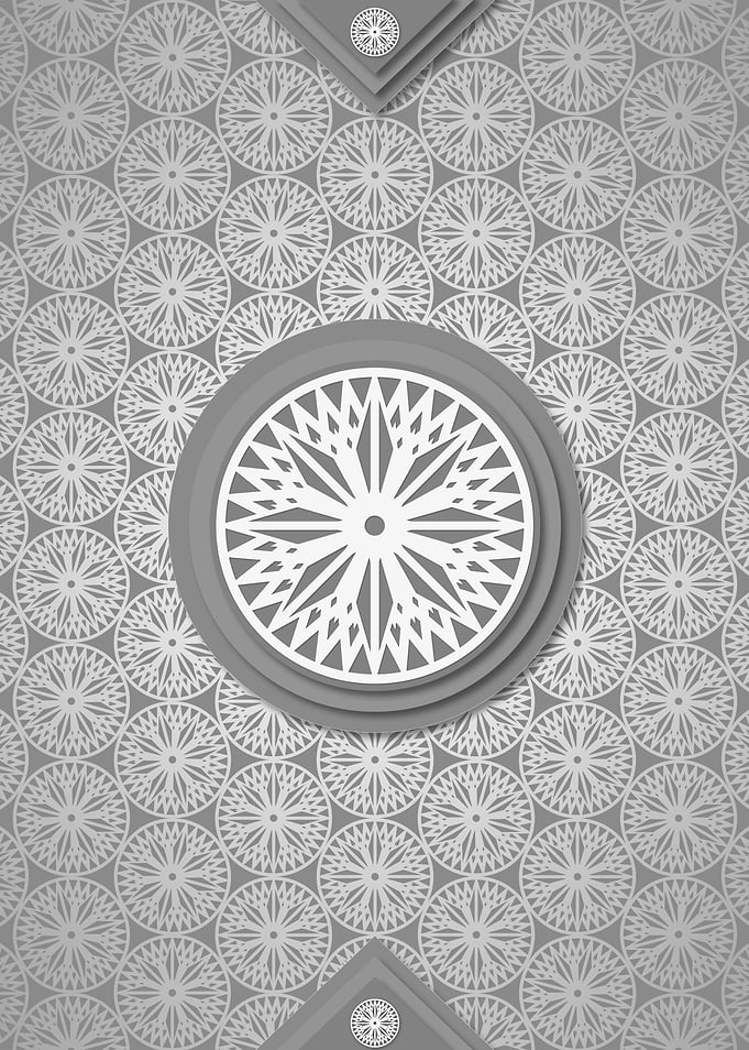 Geometric Rune Pattern Art