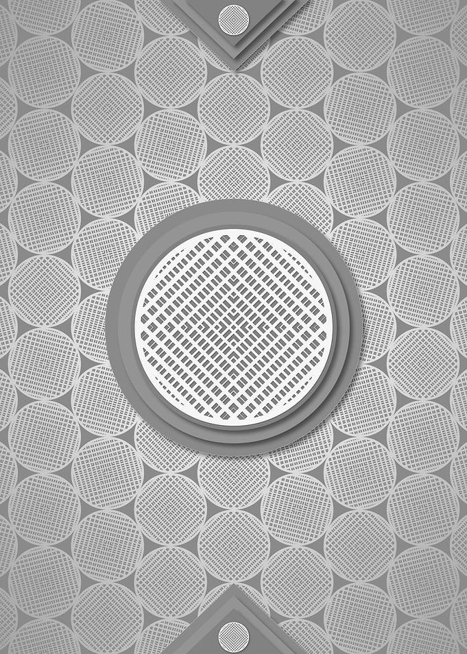 Geometric Sign Pattern Art