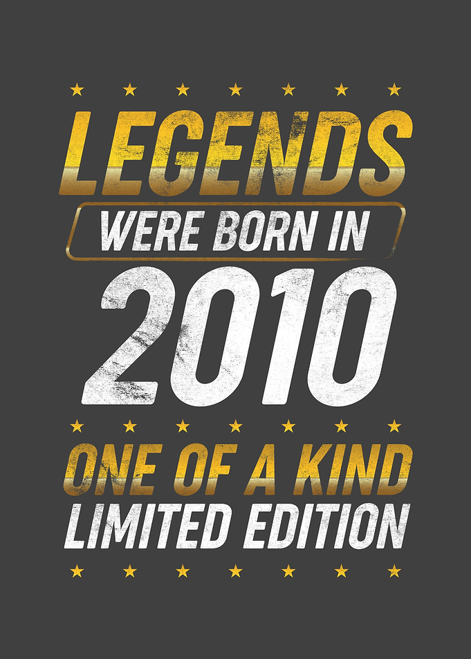 Legends were born in 2010