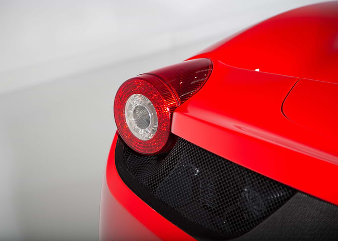 Minimalistic red taillight