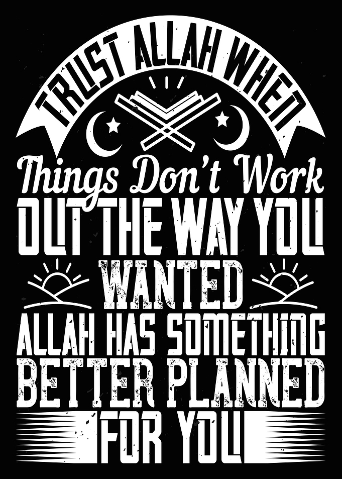 Lettering for Faith Muslim