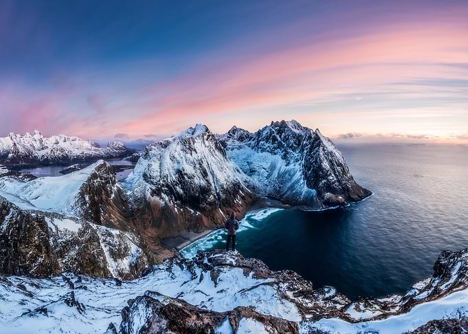 Norway winter paradise