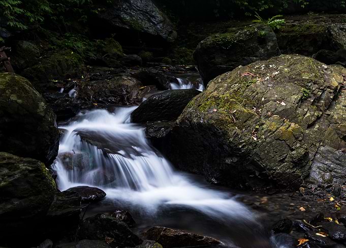 Secluded waterfall