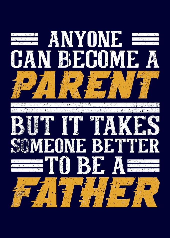 Son and dad saying