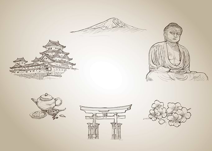 Japan symbols