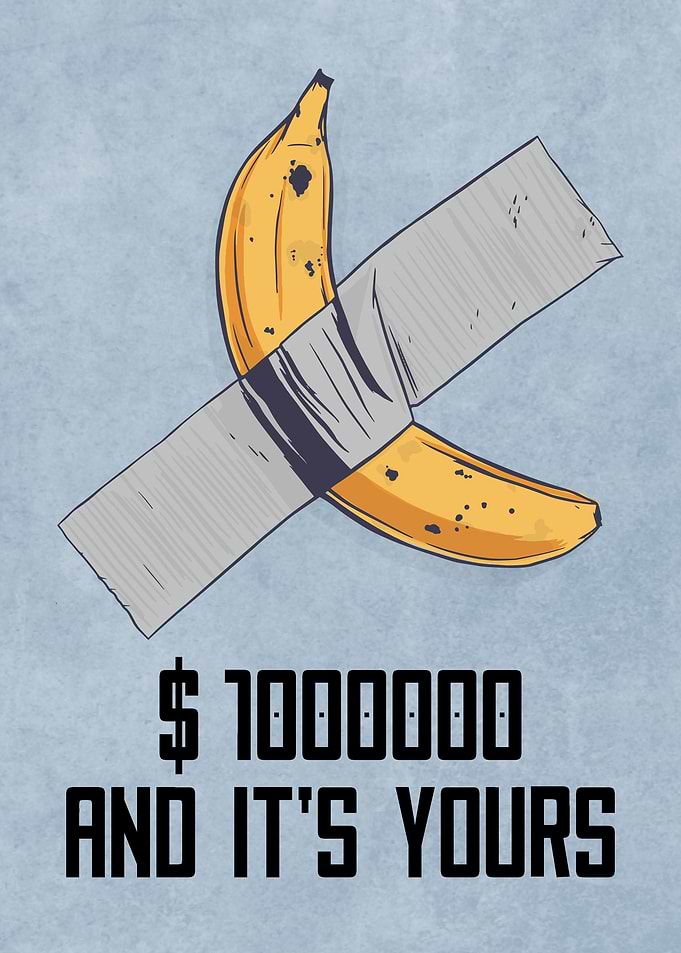 Banana painting
