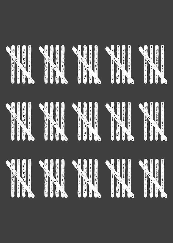 TALLY SHEET 75 Birthday