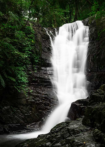 Secluded waterfall