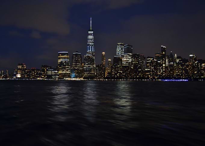 Low lights cityscape