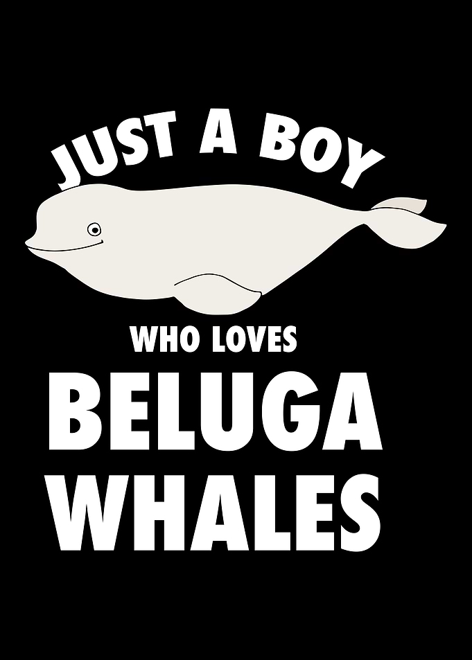 Beluga Whale Lover Boy Bel