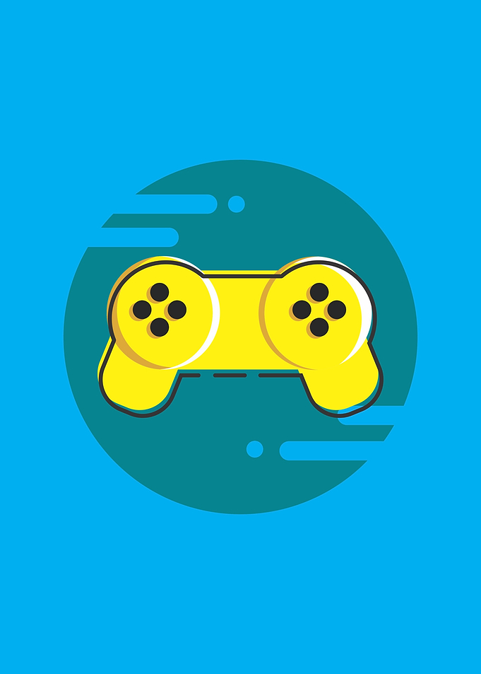 cute joystick illustration