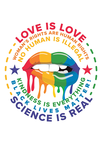 LGBT BLM Equality Rainbow