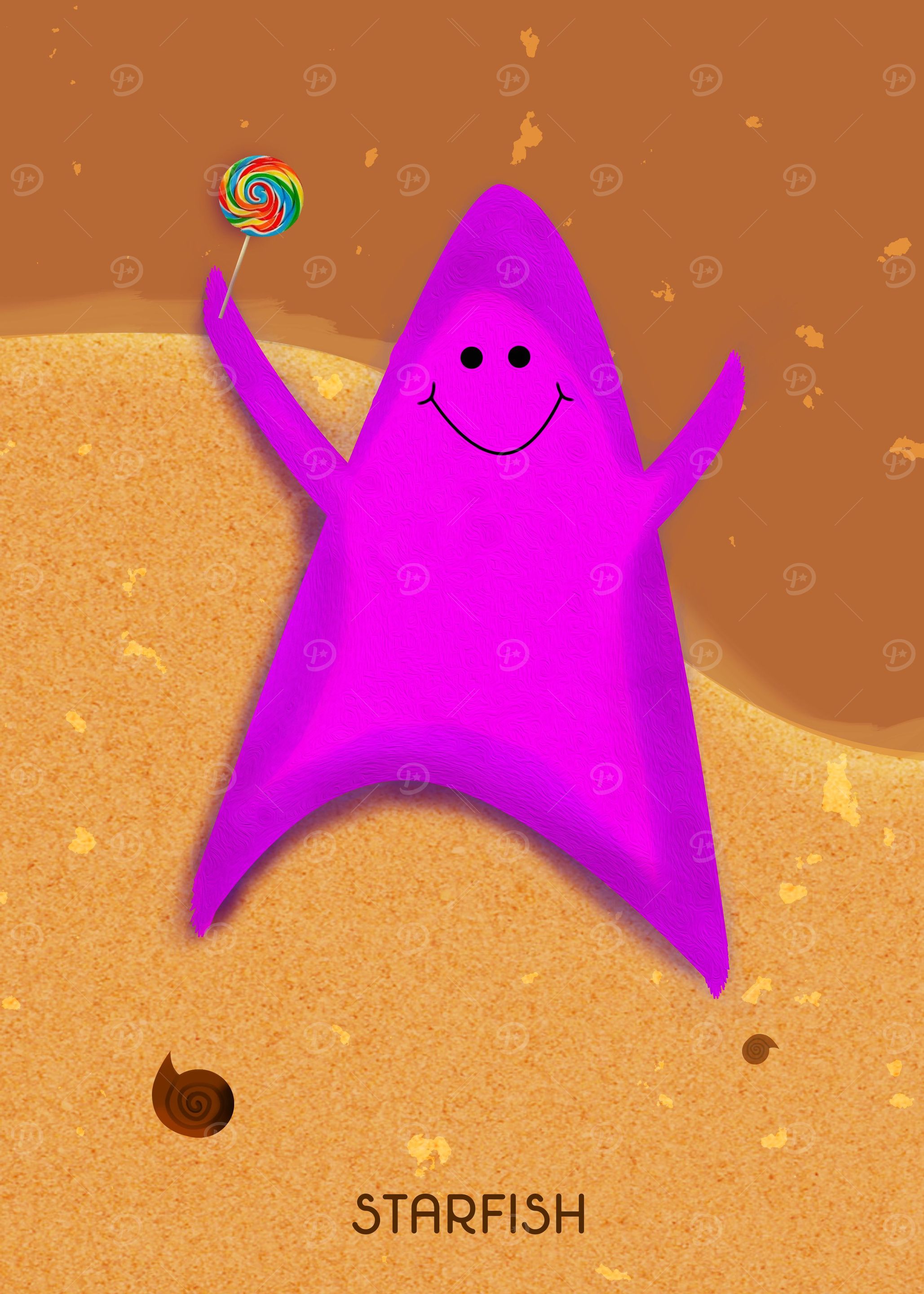 Starfish happy