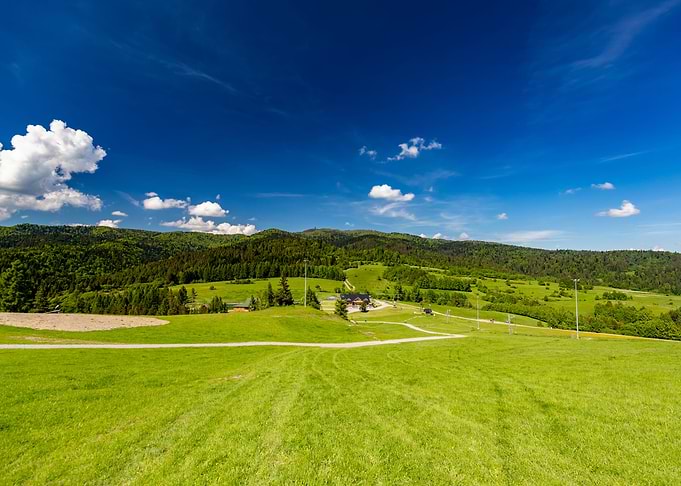 Mountain landscape, Poland
