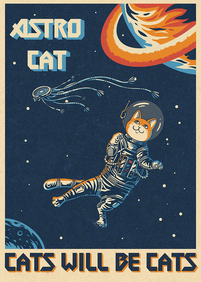 A Wonderful Astro Cat