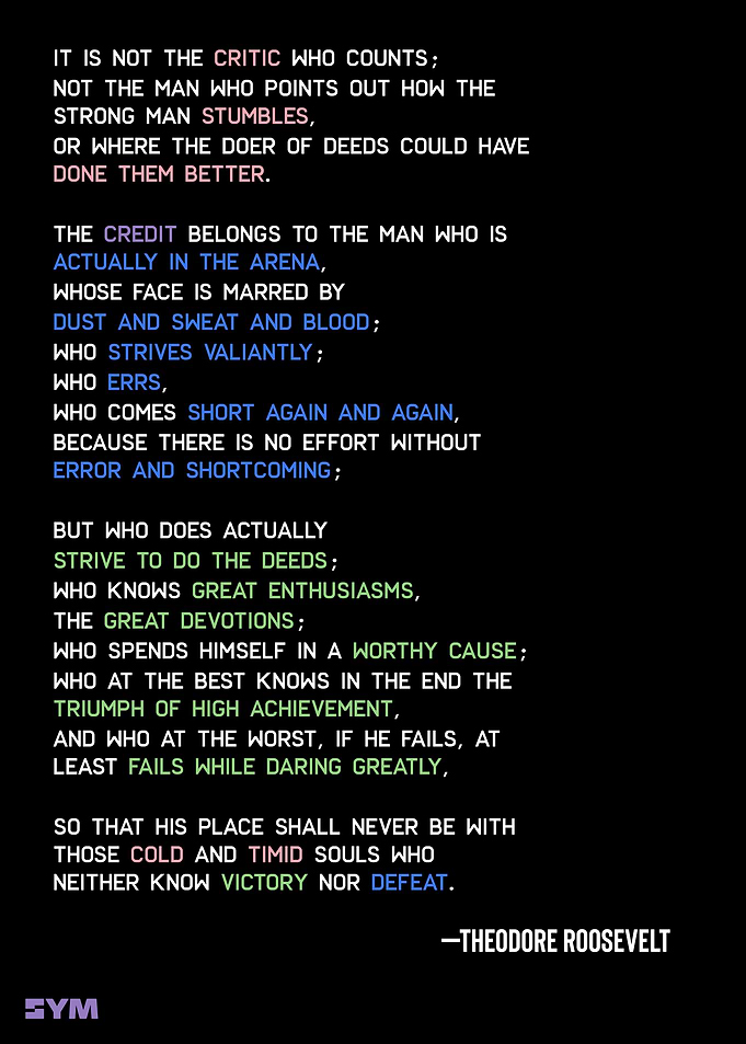 Man In The Arena