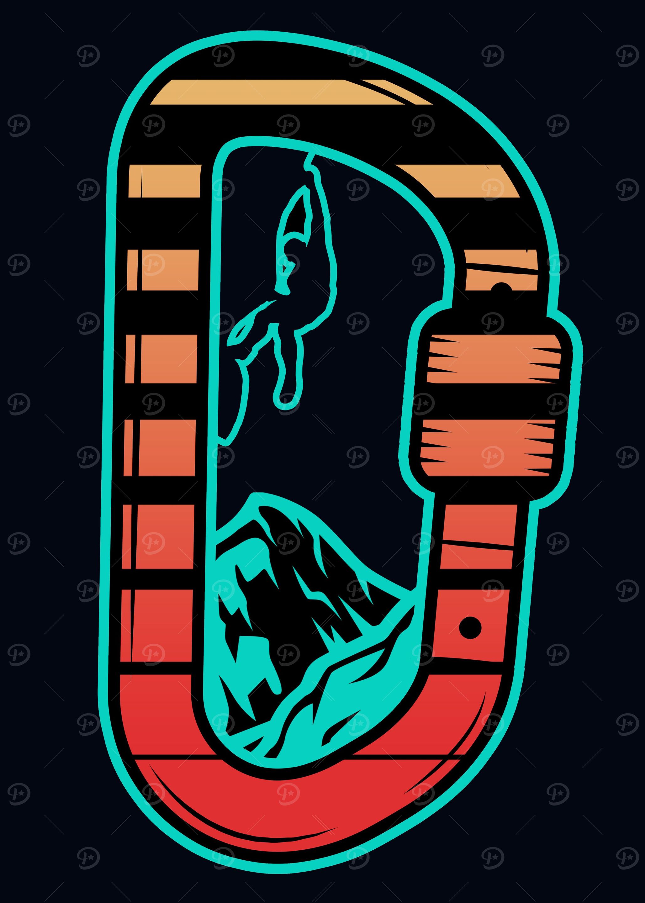 Rock Climbing Vaporwave