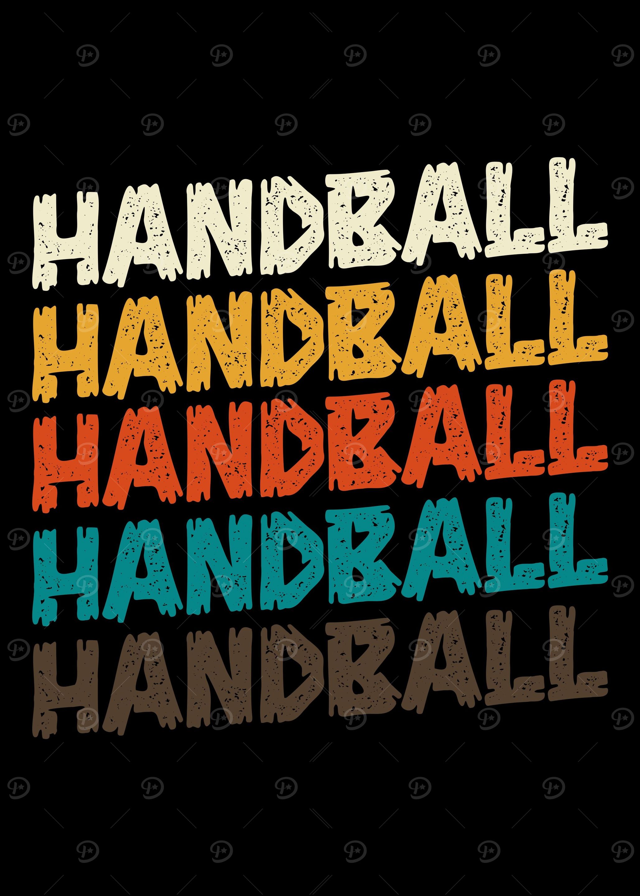 Retro Style Handball